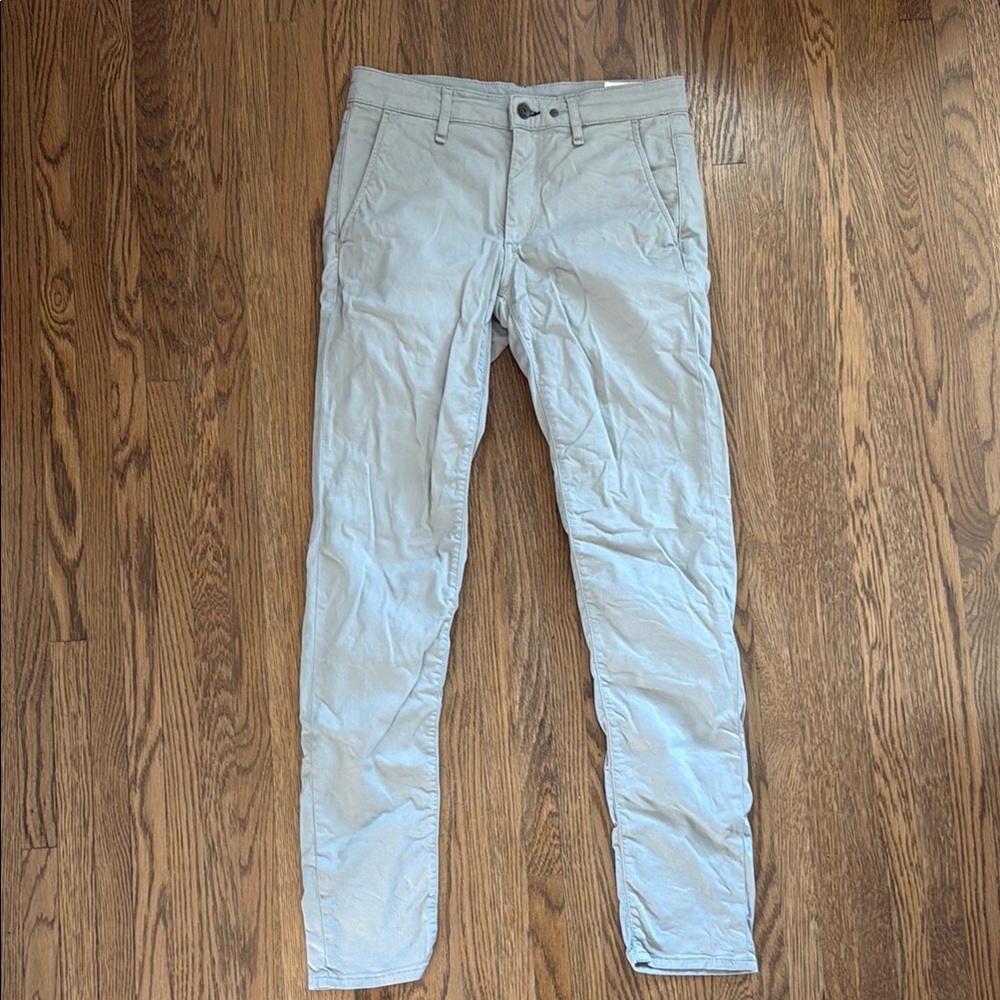 rag & bone Light Gray Slim Chinos